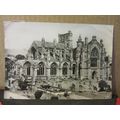 MELROSE ABBEY, MELROSE, THE BORDERS used postca...