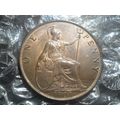 1901 Victoria Veiled Head penny.