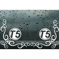 VW T5 Camper Window Corner Decal Sticker Graphi...