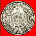 Ⰶ EAGLE (1927-1938): GERMANY ★ 50 PFENNIGS 1931...