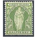 Virgin Islands 1899 SG43 1/2d Yellow-Green Moun...