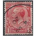 1912 SG357 1d Bright Scarlet Watermark Royal Cy...