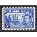 St Helena KGVI 1938 3d Ultramarine Mounted Mint...