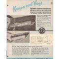 knape vogt mfg company 1956 cabinet door hardwa...