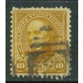 Used 283 10c Daniel Webster Just Clears M05283