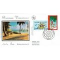 France 1999 Bonnes Vacances Silk FDC Paris spec...