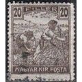 Hungary, 1916 20f Reaper, SG 252 (Scott #115), ...