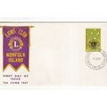Norfolk Island 1967 Lions Club FDC Norfolk Isla...