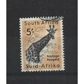 SouthAfrica.SG163 5s Giraffe.Fine Used.Aug25c