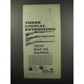 1968 High-Standard .22 Rifles Ad - Logical Extensions
