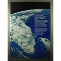 1971 Boeing Company Ad - India Viewed From Gemini