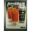 1984 Nikolai Vodka Ad - vs. Smirnoff There's No Bloody Difference