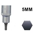 5mm 1/2in Drive Hexagon Key Socket