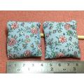 Blue & Pink Floral Cushions 1 Pair Handmade 1:1...