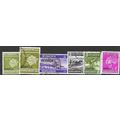 1973/1976 6 different values - fine used (o)