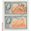 BARBADOS 1953 QE2 2c SUGAR CANE BREEDING USED S...