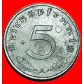 Ⰶ SWASTIKA 1940-1944: GERMANY ★ 5 PFENNIGS 1943...