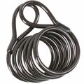 FLEXIBLE SECURITY CABLE 1.5m Steel Loop Lock Ex...