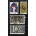 South Africa Group of 4 stamps - good perfs nic...