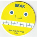 UNUSED KEG CLIP FRONT - BEAK BREWERY - BEAM DDH...