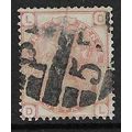 GB 1873-80 QV WMK SRAY ROSE 3d PLATE 17 USED SG...