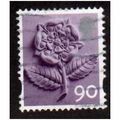 ENGLAND 90P 'TUDOR ROSE' (EN20) FINE USED (EBID...