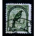 NEW ZEALAND 1936 SG 588 1s DEEP GREEN TUI BIRD ...