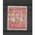 SouthernRhodesia.SG41 1d King George VI (Scarle...