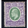 Somaliland 1905 Sg51a 6a green & violet chalk l...