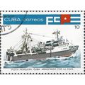 CUBA, SHIP, Stern trawler, blue 1978, 10c