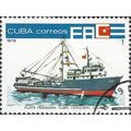 CUBA, SHIP, Tuna fishing boat Pargo, blue 1978, 1c