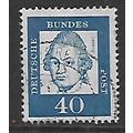 GERMANY BERLIN 1961 FAMOUS GERMANS 40pf BLUE LE...