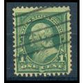 Used 279 1c Benjamin Franklin Barely Clears WA0037