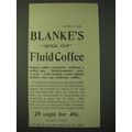 1900 C.F. Blanke's Quick Cup Fluid Coffee Ad