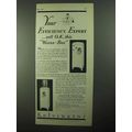 1931 Kelvinator Water Cooler Ad - Efficiency Ex...
