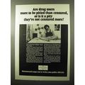 1970 Hammermill Bond Paper Ad - Drug Users Pitied