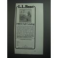 1989 L.L. Bean Fashion Ad