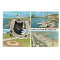 WEYMOUTH, DORSET. multiview used vintage postca...