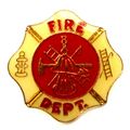 Fire Department Hat Tac or Lapel Pin