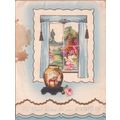 Vintage Birthday Card - All Good Wishes for you...