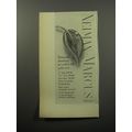 1951 Neiman Marcus Jewelry Ad - Diamond dewdrop on coiled 18K gold wire