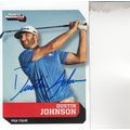 DUSTIN JOHNSON 2016 AUTOGRAPHED PGA GOLF TOUR M...