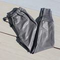 Woman Pants Sheepskin full leather trousers Bra...