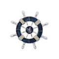 Pack Of 2] Rustic Dark Blue and White Decorativ...