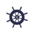 Pack Of 2] Dark Blue Decorative Ship Wheel With...