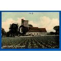 Postcard Church Chalk Gravesend Kent Nr Thong S...
