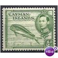 Cayman Islands 1938 SG116 1/2d Green Mounted Mi...