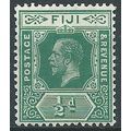 Fiji 1912 SG126 1/2d Green Mounted Mint....