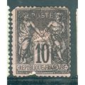 France 1877 - 10c black - Peace & Commerce - us...