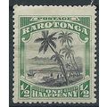 Cook Islands (Rarotonga) 1920 SG70 1/2d Black &...